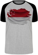 Camiseta Infantil até Plus Size Bandeira Cingapura Singapura