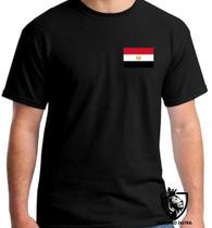 Camiseta Infantil até Plus Size Bandeira Egito Continente Africa Camiseta Infantil até Plus Size Bandeira Egito Continente Africa