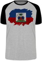 Camiseta Infantil até Plus Size Bandeira Haiti Ilha Caribe Camiseta Infantil até Plus Size Bandeira Haiti Ilha Caribe
