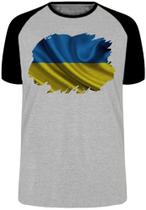 Camiseta Infantil até Plus Size Bandeira Ucrania Europa Camiseta Infantil até Plus Size Bandeira Ucrania Europa