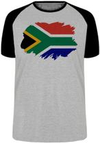 Camiseta Infantil até Plus Size Bandeiras Africa Do Sul Camiseta Infantil até Plus Size Bandeiras Africa Do Sul