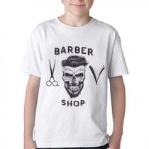 Camiseta Infantil até Plus Size Barbeiro Shop Barbearia Camiseta Infantil até Plus Size Barbeiro Shop Barbearia