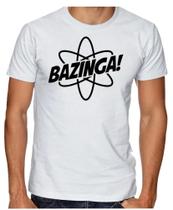 Camiseta Infantil até Plus Size Bazinga Atomo Big Bang Theory Camiseta Infantil até Plus Size Bazinga Atomo Big Bang Theory