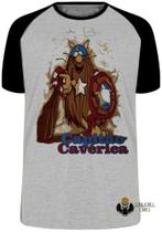 Camiseta Infantil até Plus Size Capitao Caverna America Caverica Heroi Camiseta Infantil até Plus Size Capitao Caverna America Caverica Heroi