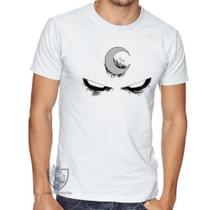 Camiseta infantil até Plus Size Cavaleiro Da Lua Olhos