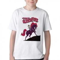 Camiseta Infantil até Plus Size Cavalo De Fogo Princesa Sarah