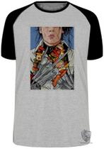 Camiseta Infantil até Plus Size Edward Maos De Tesoura Churrasco