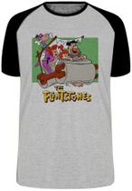Camiseta Infantil até Plus Size Flinstones Carro Fred Vilma Flintstones Camiseta Infantil até Plus Size Flinstones Carro Fred Vilma Flintstones