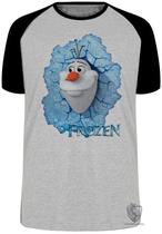 Camiseta Infantil até Plus Size Frozen Olaf Boneco Neve