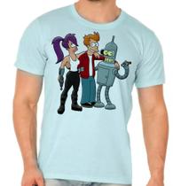 Camiseta Infantil até Plus Size Futurama Robo Desenho Camiseta Infantil até Plus Size Futurama Robo Desenho