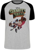 Camiseta Infantil até Plus Size Gravity Falls Arma Livro Camiseta Infantil até Plus Size Gravity Falls Arma Livro