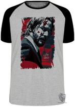 Camiseta Infantil até Plus Size John Wick Sangue Camiseta Infantil até Plus Size John Wick Sangue
