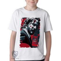 Camiseta Infantil até Plus Size John Wick Sangue Camiseta Infantil até Plus Size John Wick Sangue