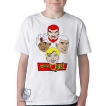 Camiseta Infantil até Plus Size Jonny Quest Cabecas Camiseta Infantil até Plus Size Jonny Quest Cabecas