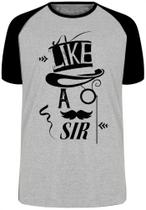 Camiseta Infantil até Plus Size Like Sir Sim Senhor Ingles Camiseta Infantil até Plus Size Like Sir Sim Senhor Ingles