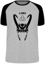 Camiseta Infantil até Plus Size Loki Mascara Vilao Vingadores Camiseta Infantil até Plus Size Loki Mascara Vilao Vingadores