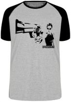 Camiseta Infantil até Plus Size Matrix Trinity Arma Pistola Camiseta Infantil até Plus Size Matrix Trinity Arma Pistola