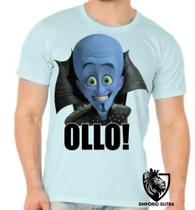 Camiseta Infantil até Plus Size Megamente Super Heroi Azul