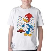 Camiseta Infantil até Plus Size Pica Pau Bolinhas