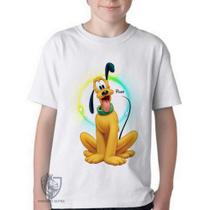 Camiseta Infantil até Plus Size Pluto Cachorro Mickey Camiseta Infantil até Plus Size Pluto Cachorro Mickey