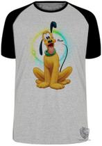 Camiseta Infantil até Plus Size Pluto Cachorro Pateta Mickey