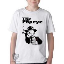 Camiseta Infantil até Plus Size Poderoso Chefao Popeye