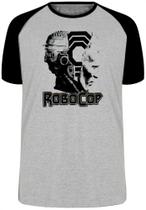Camiseta Infantil até Plus Size Robocop Policial Futuro Filme Cabeca Camiseta Infantil até Plus Size Robocop Policial Futuro Filme Cabeca