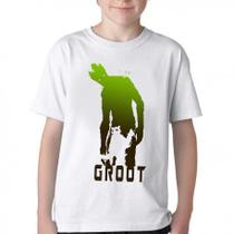 Camiseta Infantil até Plus Size Rocket Groot Sombras