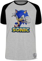 Camiseta Infantil até Plus Size Sonic Porco Espinho Azul
