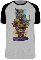 Camiseta Infantil até Plus Size Tartaruga Ninja Camiseta Infantil até Plus Size Tartaruga Ninja