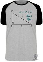 Camiseta Infantil até Plus Size Teorema De Pitagoras Matematica Camiseta Infantil até Plus Size Teorema De Pitagoras Matematica