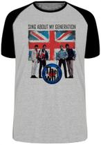Camiseta Infantil até Plus Size The Who Banda Rock Logo Anos 60 Generation Camiseta Infantil até Plus Size The Who Banda Rock Logo Anos 60 Generation
