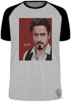 Camiseta Infantil até Plus Size Tony Stark Homem Ferro Red Camiseta Infantil até Plus Size Tony Stark Homem Ferro Red
