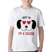 Camiseta Infantil até Plus Size Veterinario Dogtor Camiseta Infantil até Plus Size Veterinario Dogtor