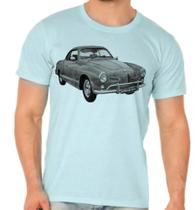 Camiseta Infantil até Plus Size Volkswagen Karmann Ghia Carro Antigo