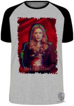 Camiseta Infantil até Plus Size Wanda Vingadores Feiticeira Escarlate Camiseta Infantil até Plus Size Wanda Vingadores Feiticeira Escarlate