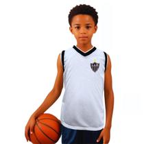 Camiseta Infantil Atlético MG Regata Basket Style Oficial