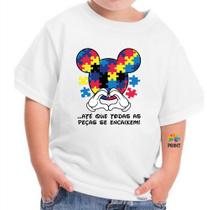 Camiseta Infantil Autismo Até Que Todas as Peças se Encaixem Est. 1.15 - Autista Zlprint