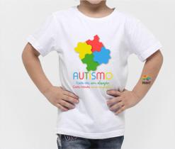 Camiseta Infantil Autismo Cada Dia um Desafio Cada Minuto uma Conquista Est. 5.11 - Autista Zlprint