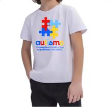 Camiseta Infantil Autismo coracao entende