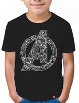 Camiseta Infantil Avengers