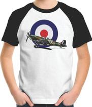 Camiseta Infantil Avião De Combate Aliados