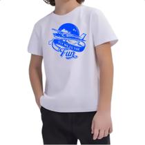 Camiseta Infantil Aviao fly me to the fun