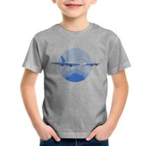 Camiseta Infantil Avião nas Montanhas - Foca na Moda