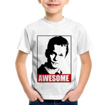 Camiseta Infantil Awesome Barney Stinson - Foca na Moda