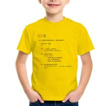 Camiseta Infantil Baby Python Code - Foca na Moda
