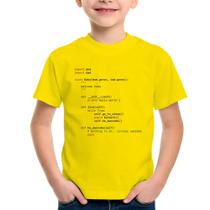 Camiseta Infantil Baby Python Code - Foca na Moda