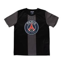 Camiseta Infantil Balboa Paris Saint Germain Preto/Cinza Camiseta Infantil Balboa Paris Saint Germain Preto/Cinza