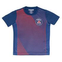 Camiseta Infantil Balboa PSG Marinho/Vermelho Camiseta Infantil Balboa PSG Marinho/Vermelho