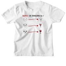 Camiseta Infantil Banco de energia vinho Camiseta Infantil Banco de energia vinho